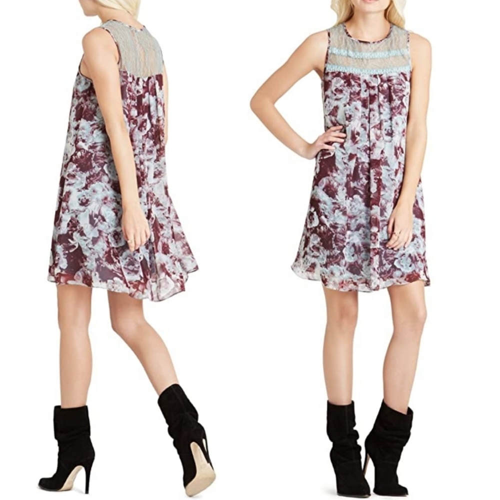 Bcbgeneration Lace Floral Baby Doll Dress s